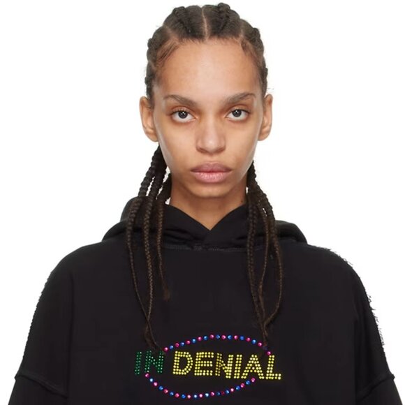 MISBHV Black "In Denial" Hoodie - Perfect Condition - Picture 5 of 7